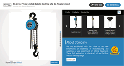 Desktop Screenshot of chainpulleyblock.com