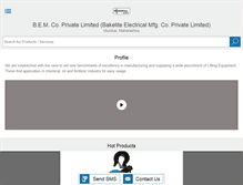 Tablet Screenshot of chainpulleyblock.com